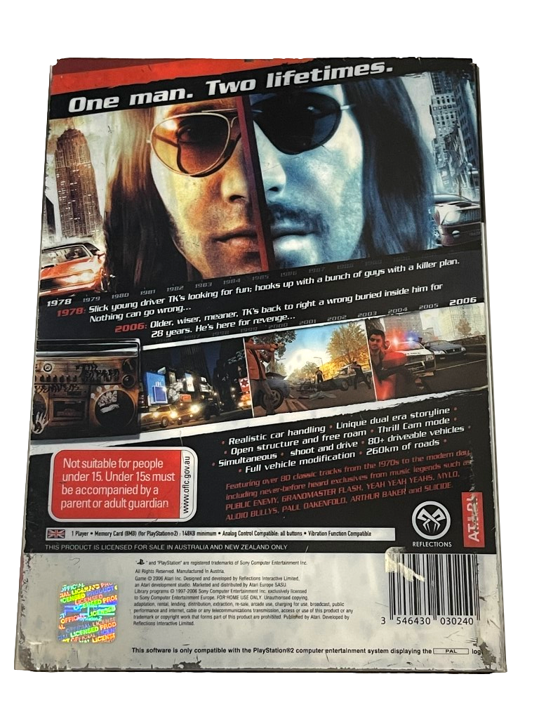 Driver Paralell Lines Collector's Edition PS2 PAL *Complete* Steelbok & Sleeve (Pre-Owned)