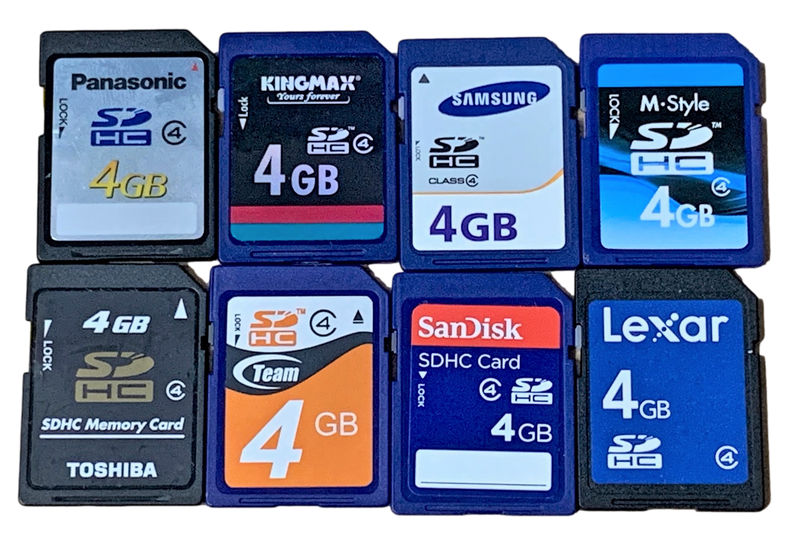 Random 4GB SDHC Secure Digital Memory Card SD Nintendo 3DS Class 4 (Preowned) - Games We Played
