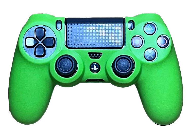Silicone Cover For PS4 Controller Case Skin - Green