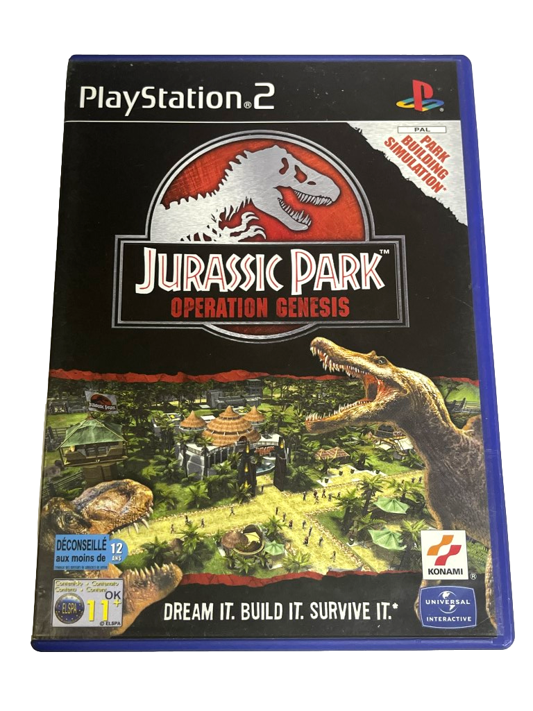Jurassic Park Operation Genesis PS2 PAL *No Manual* (Pre-Owned)