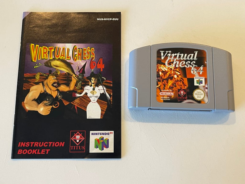 Virtual Chess 64 Nintendo 64 N64 Boxed PAL *Complete* (Preowned)