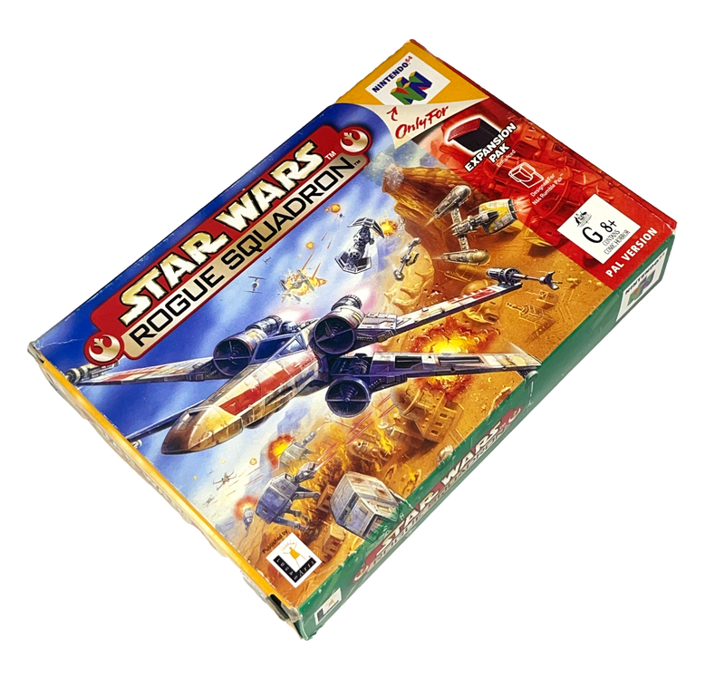Star Wars Rogue Squadron Nintendo 64 N64 Boxed PAL *Complete* (Preowned)