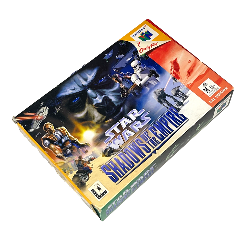 Star Wars Shadows of the  Empire Nintendo 64 N64 Boxed PAL *Complete* (Preowned)