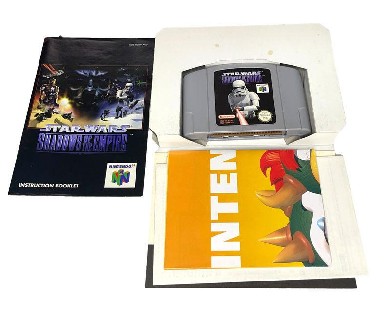 Star Wars Shadows of the  Empire Nintendo 64 N64 Boxed PAL *Complete* (Preowned)
