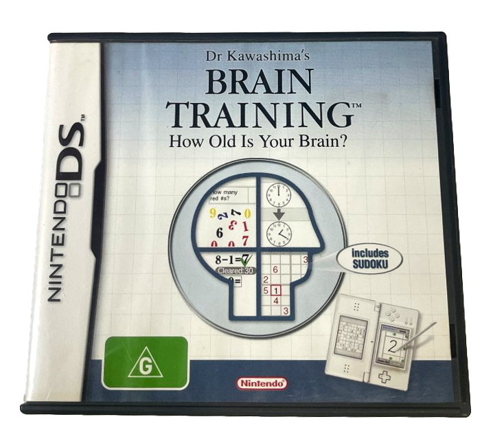 Brain Training Nintendo DS 2DS 3DS Game *Complete* (Pre-Owned)