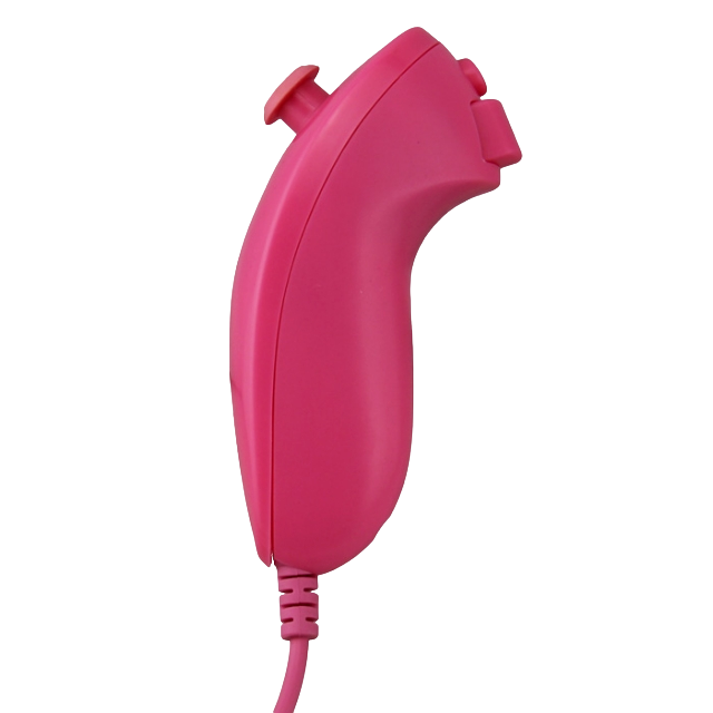 New Aftermarket Nintendo Wii Pink Nunchuck Numchuck