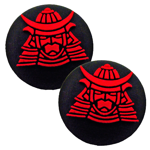 Thumb Grips x 2 For PS4 PS5 XBOXONE Xbox Series X Toggle Cover Cap Samurai Black