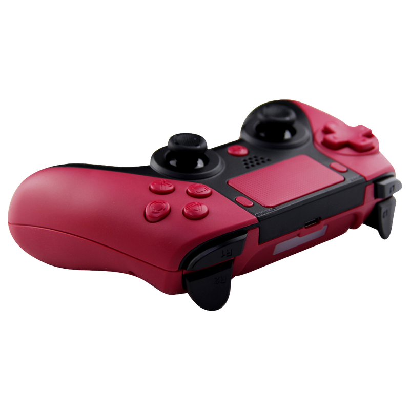 Bluetooth Wireless Controller For PS4 and PC - Red  (PS5 Design)