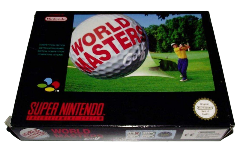 World Masters Golf Super Nintendo SNES Boxed PAL *No Manual* (Preowned) - Games We Played