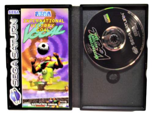 International Victory Goal Sega Saturn PAL *Complete* (Pre-Owned)